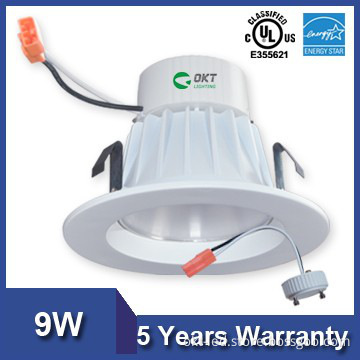 suitable for damp location UL 4inch 9w led can light Energy Star List